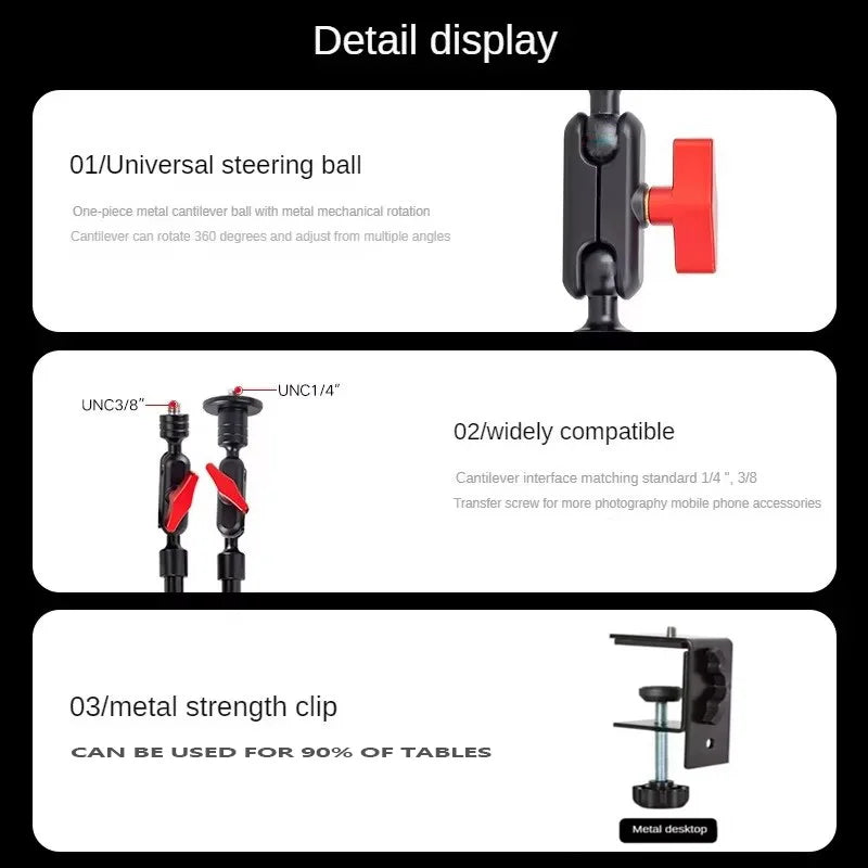 Mobile Phone and Tablet Stand with Adjustable Hands-free Stand for Watching Video Calls and Games