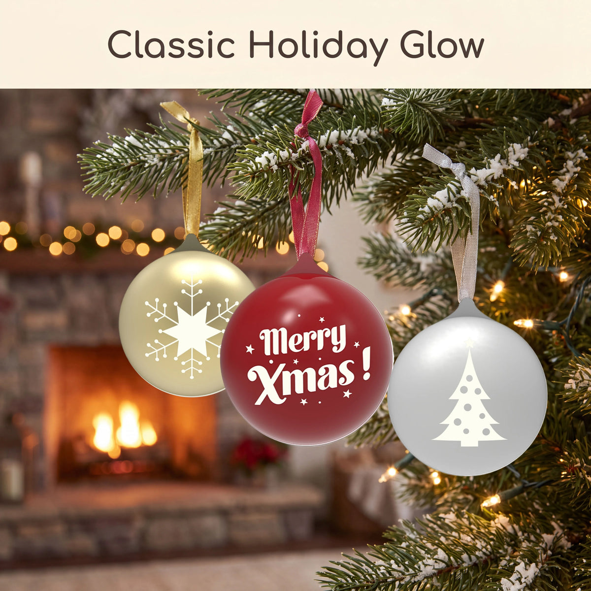 Portable TWS Bluetooth Speaker in Christmas Ball Design Ideal Gift And Decorative Piece for Christmas And New Year