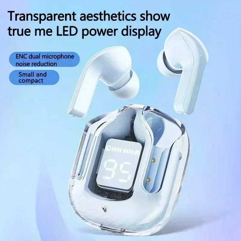 LED TWS Bluetooth Headphones 9D Stereo Wireless Earphones InEar HiFi Earbuds HandsFree Headset Smart Touch Music Headset ﻿