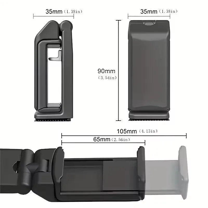 Airplane Phone Holder Stand Cell Mobile Portable Travel Mount Desk Flight Foldable Rotatable Selfie Holding Train Seat Support