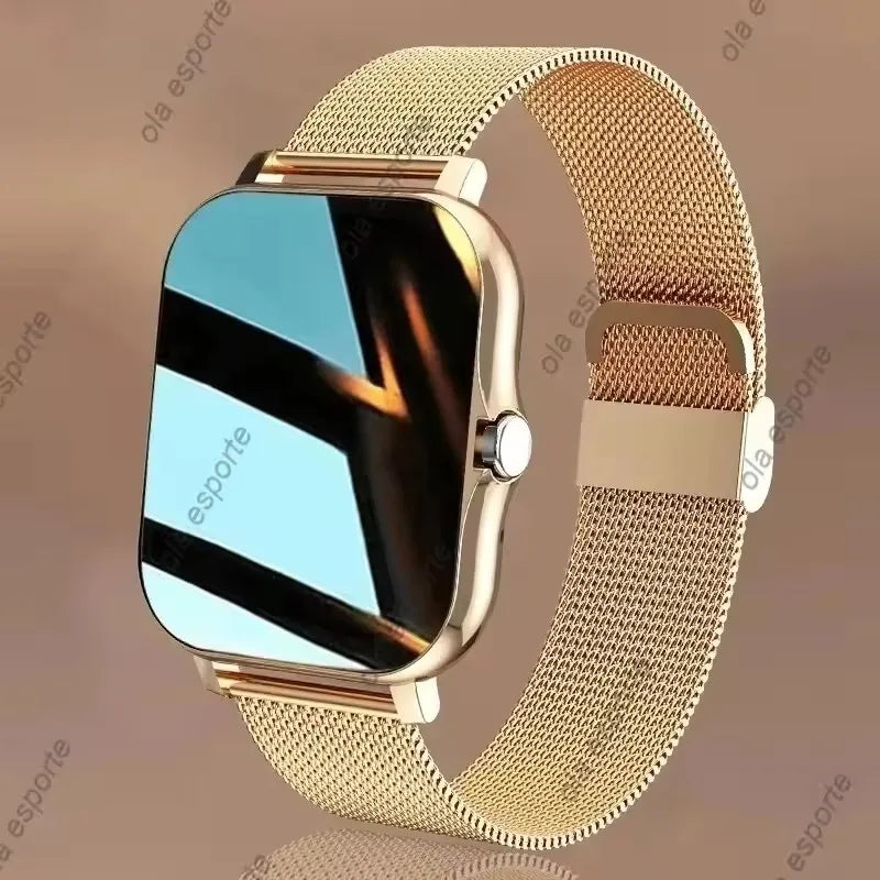 NEW Fashion SmartWatch Android Phone 2.01" Color Screen Full Touch Custom Dial Watch Women Bluetooth Call Smart Watch Men HT30
