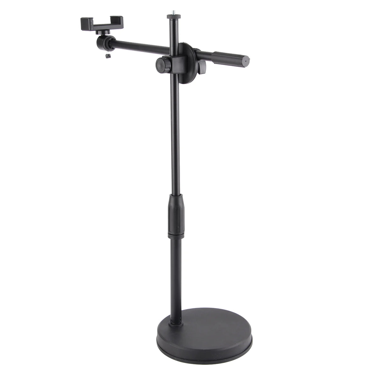 Multifunctional Desktop Photography Phone Holder Bracket Arm Bracket Stand Angle Adjustable for Photo Video Shooting Fill Light