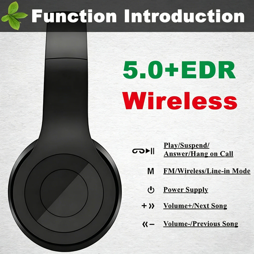 Wireless Bluetooth Earbuds, HiFi Stereo & Noise Reduction, Touch Control Deep Bass Headphones with Long Battery for Commute
