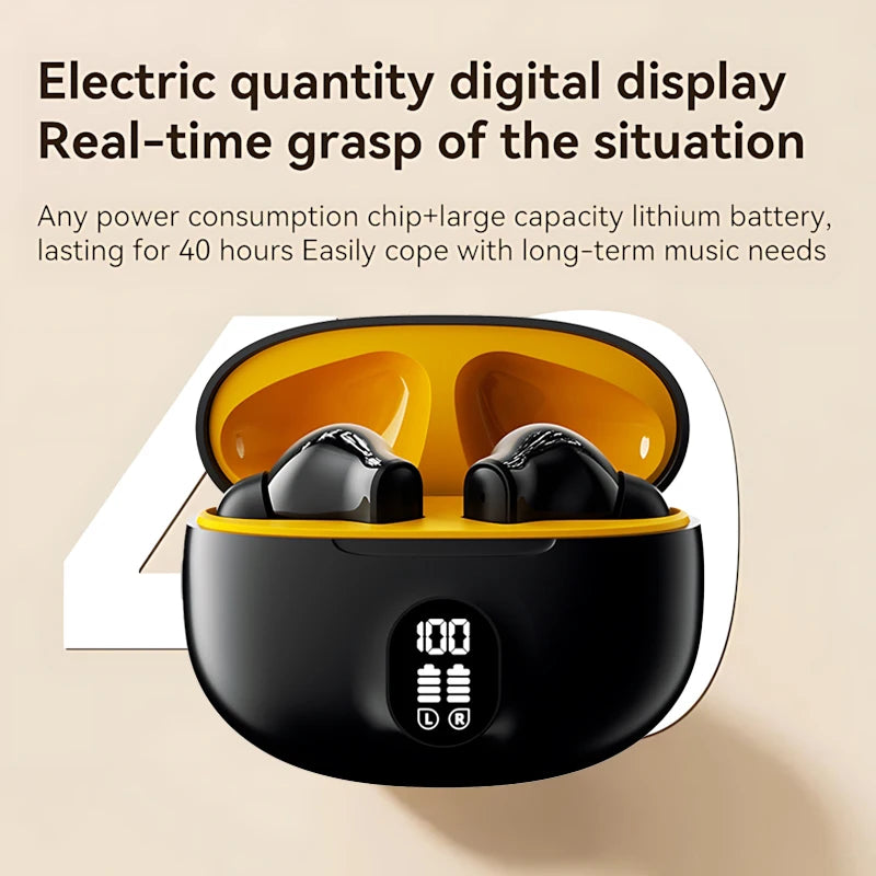 Original Bluetooth Earphone Excellent HIFI Quality TWS Wireless Earbud Smart LED Display Touch Control For Realme Xiaomi Headset