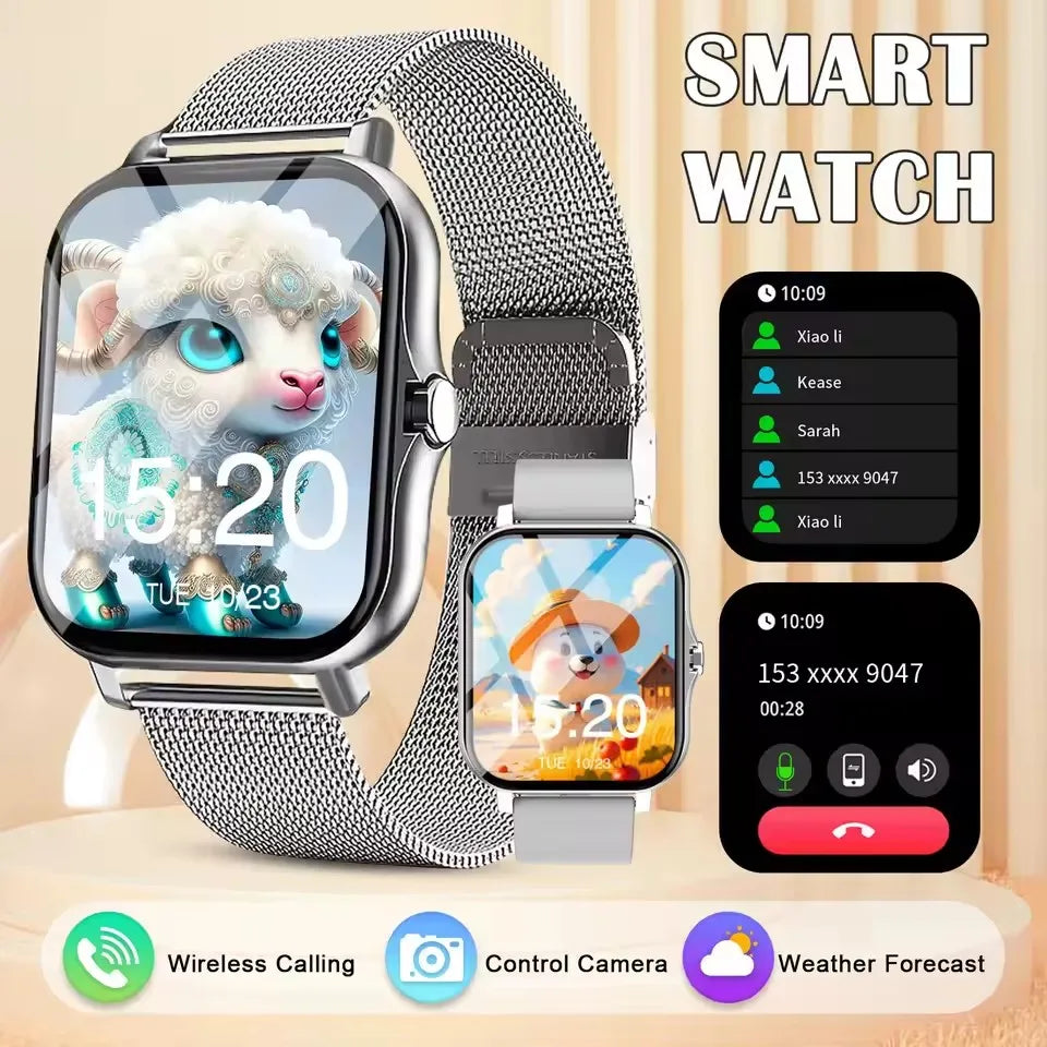 2026 New Upgrad Smart Watch For Men Women 1.83" Full Touch Display BT Call Sports Monitoring SmartWatch For Android & IOS Phone