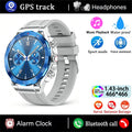 2026 New TWS 2-in-1 Smart Watch Earphones 1.43 "AMOLED Screen with Heart Rate Sleep Monitoring Music Player NFC IP67 Smartwatch