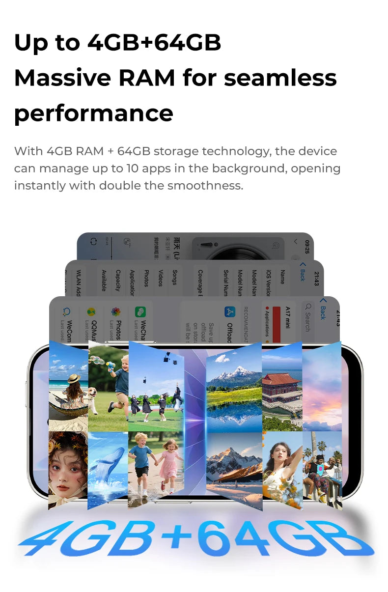 Mini Phone Android 10.0 Smart Watch 3.97 Inches 8GB RAM 256GB ROM Dual SIM Standby Play Store 4G Little Smart Watch Phone