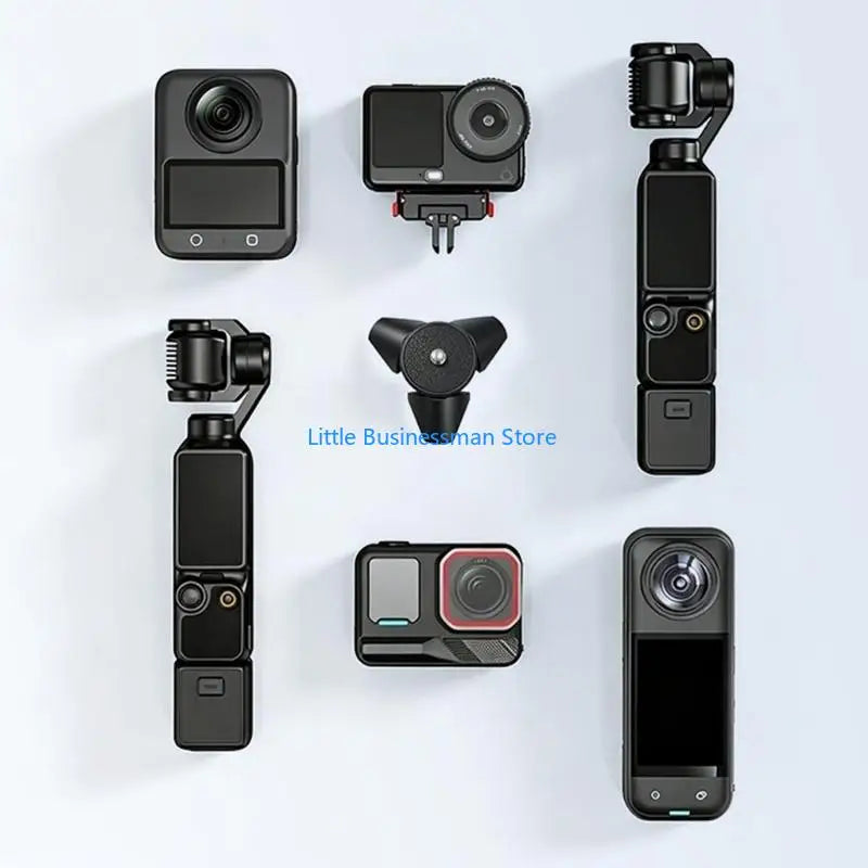Phone Stand Tripod with Foldable Legs for Desk Video and Travel M76A