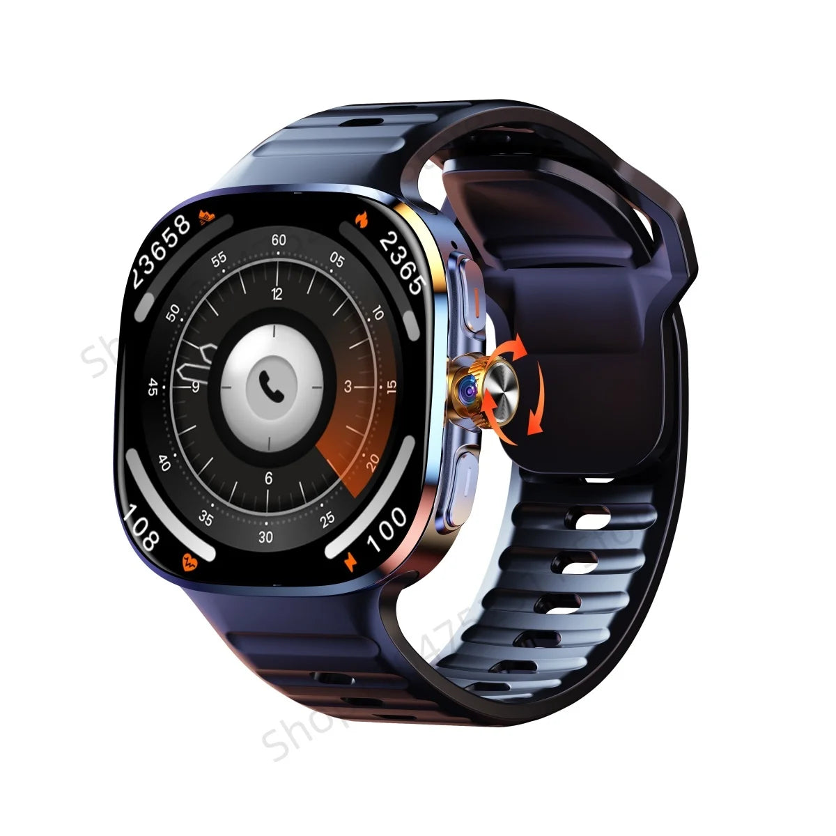 M99 Smartwatch 5G With 2.4inch Amoled Screen 900W Rotating Camera WIFI GPS Position Compass NFC Bluetooth Smart Watch Men Women