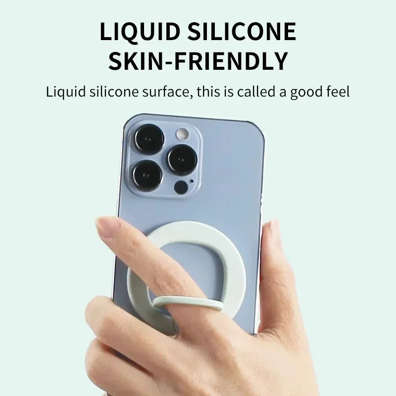 Magnetic Phone Ring, Suitable for MagSafe Grip [Super Magnet] iPhone Fashion Shining Ring Phone Stand Accessories