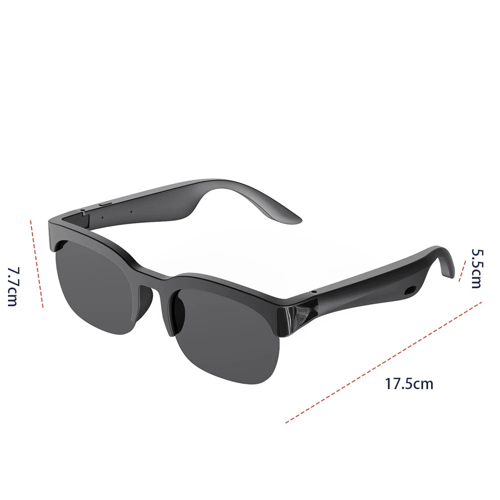 Smart Glasses AI Translator Hands-Free Music & Calls Audio Glasses  Protection Outdoor Sports Headphones for Men & Women