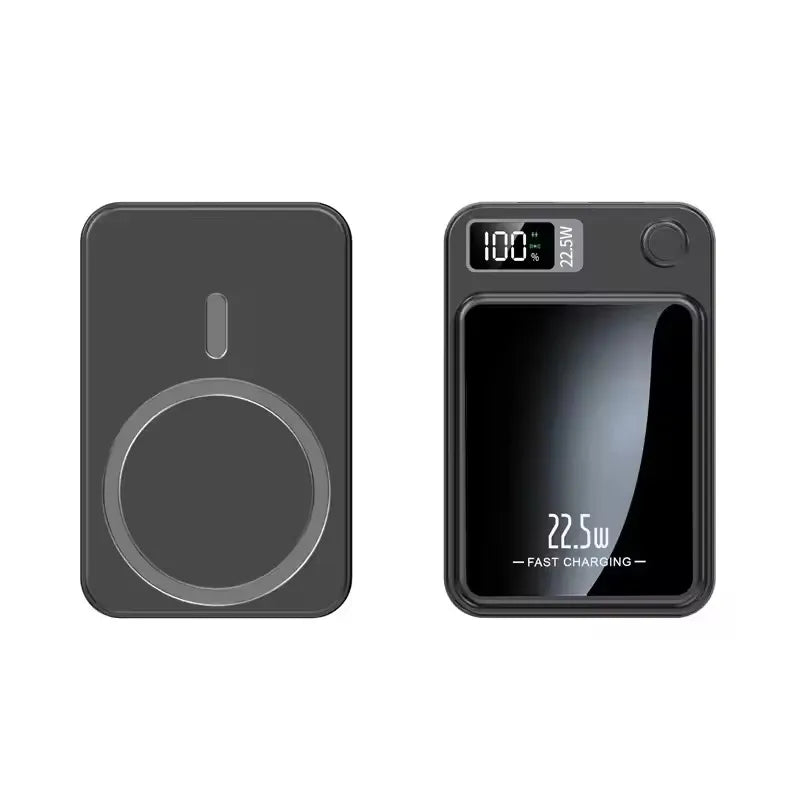 20000mAh Magnetic Wireless Charger Power Bank Fast Charging 22.5W Digital Display Power Bank Portable External Battery