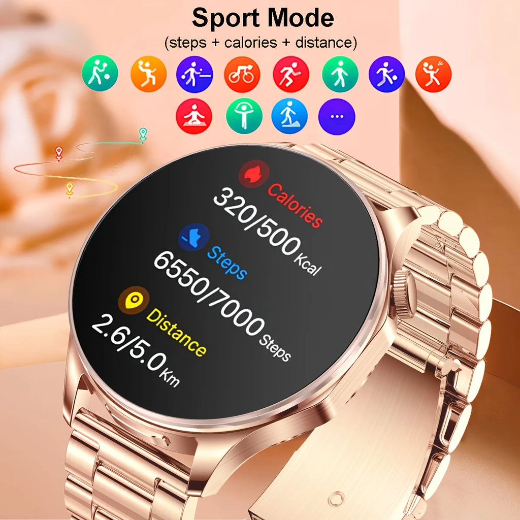 Smartwatch 1.43-inch AMOLED HDscreen 2-in-1 earphone model watch 100+sport AI noise reduction thinlight design health monitoring