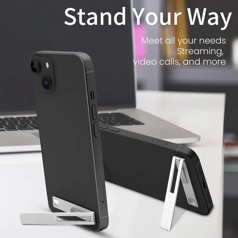 Phone Case Kickstand Multi-angle Cellphone Stand Non-slip Kickstand for Phone Case Vertical Horizontal Foldable Cellphone Holder
