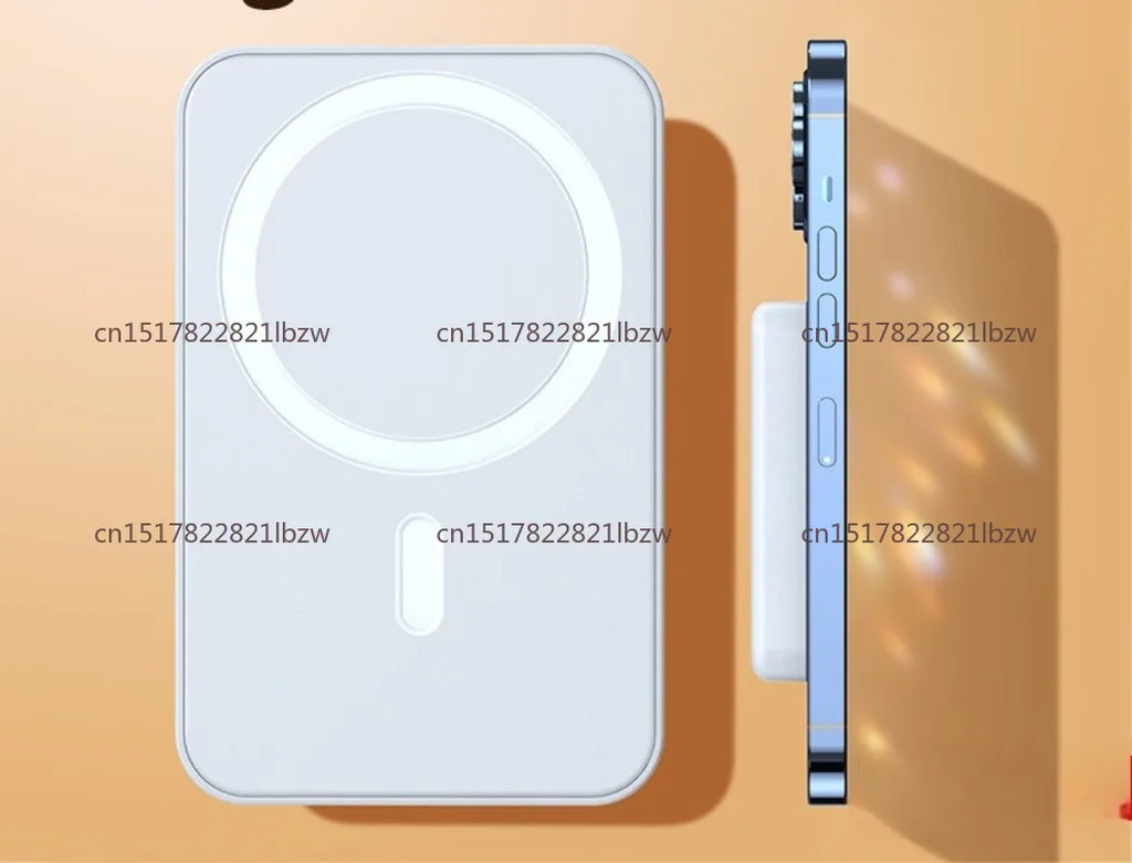 Wireless magnetic power bank fast charging compact and portable power bank