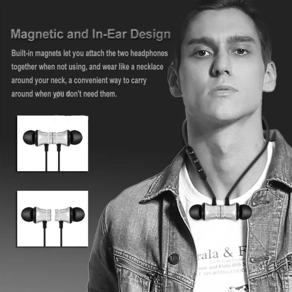 Bluetooth 4.2 Stereo Sound Bluetooth Earphone Sports Running Earbuds For Android iOS Smartphones Commuting Music Call Accessory