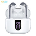Wireless Earphones with Bluetooth 5.3, Quad-Mic Call Noise Reduction ENC, 50H Playtimes Wireless Earbuds Bluetooth Headphones