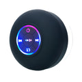 Portable Wireless Bluetooth 5.0 Speaker LED IPX4 Waterproof Loudspeaker For Outdoor Bathroom Large Suction Cup Stereo Sound Box