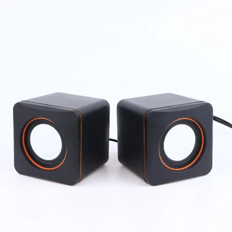 ! Computer Speakers Stereo Microphone Audio PC Speaker USB Wired With LED Light For Desktop Computers PC Laptops