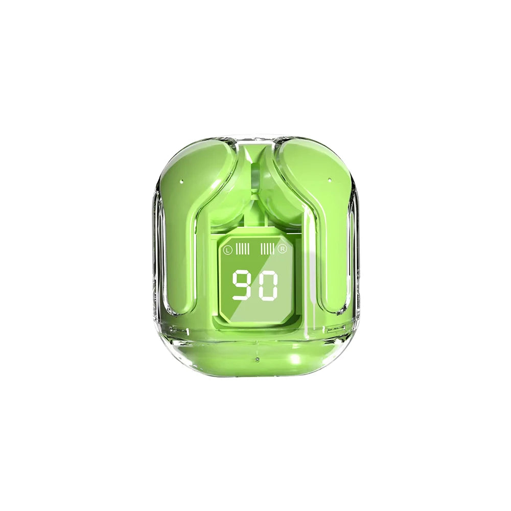 New Bluetooth-Compatible Earphone Creative with Digital Display Bilateral Stereo TWS Earbuds Outdoor Sports Headphones
