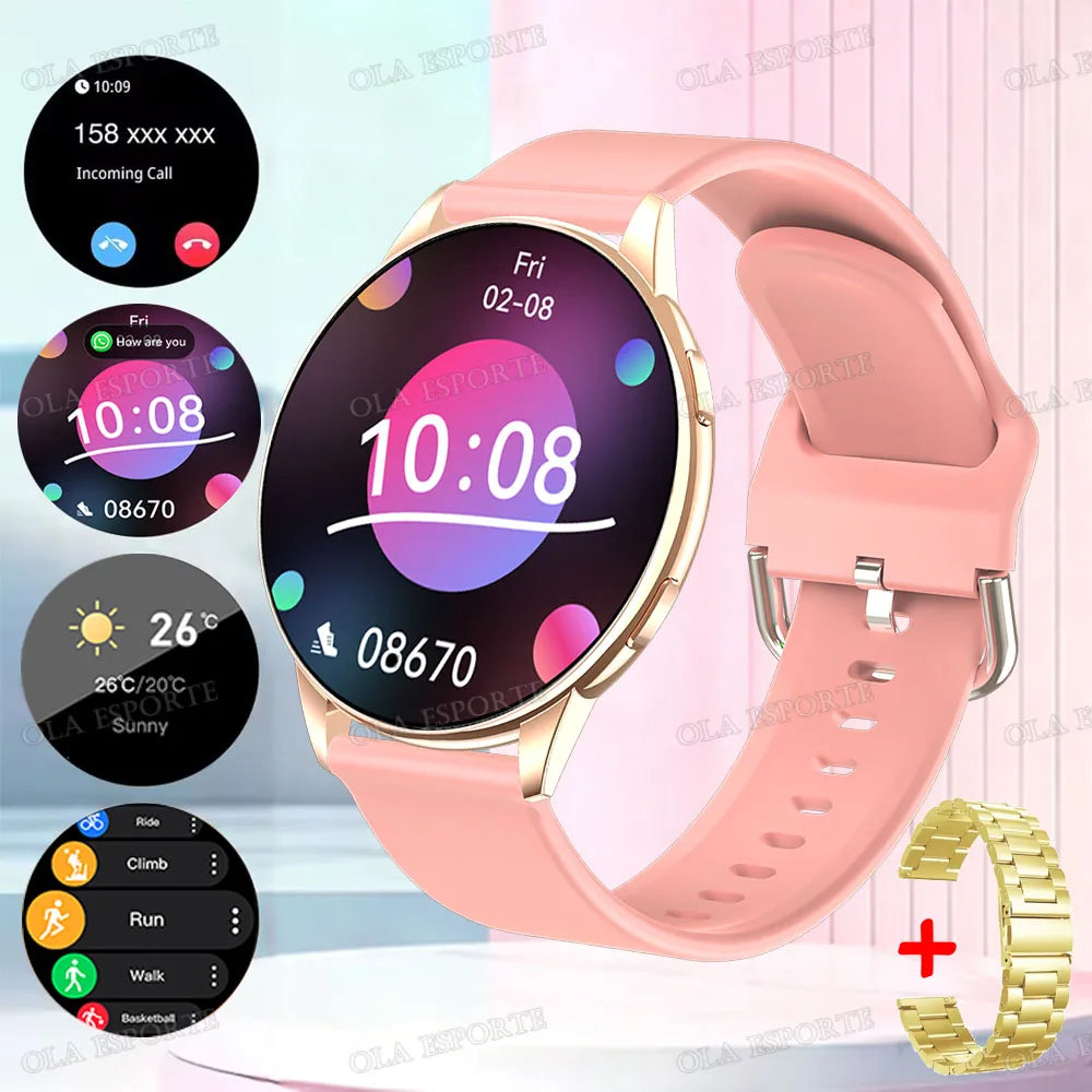 Smart Watch, Wireless Call/Dial, Multi-Sport Mode, Multiple APP Reminders, Suitable for Men and Women, Compatible Phone/Android