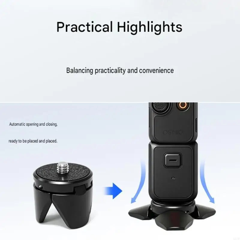 462E Phone Stand Tripod with Foldable Legs for Desk Video and Travel