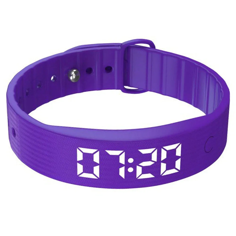 Digital Smart Wristband Sleep Monitoring Step Counting Countdown Timer Vibrating Alarm Reminder Wristband Smartband  Accessories