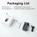 Phone Camera Grip with Bluetooth, Hidden Selfie Stick Stand Multi-Mode Control Universal Fit for IPhone/Android - Vlog Essential