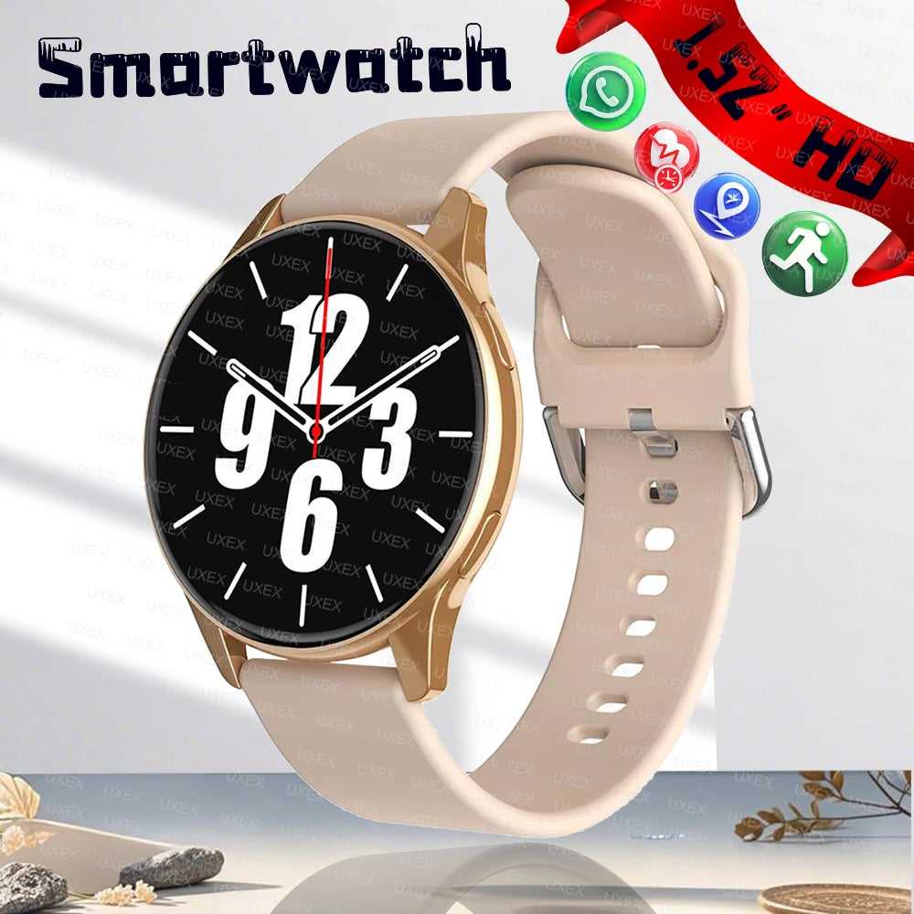 New Smart Watch 1.52’ Full Screen Smartwatch Bluetooth Calls Watches Men And Women Fitness Bracelet Custom Watches Face Box Plus
