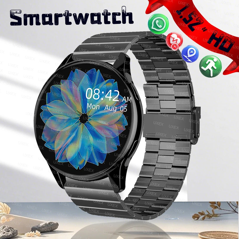New Smart Watch 1.52’ Full Screen Smartwatch Bluetooth Calls Watches Men And Women Fitness Bracelet Custom Watches Face Box Plus