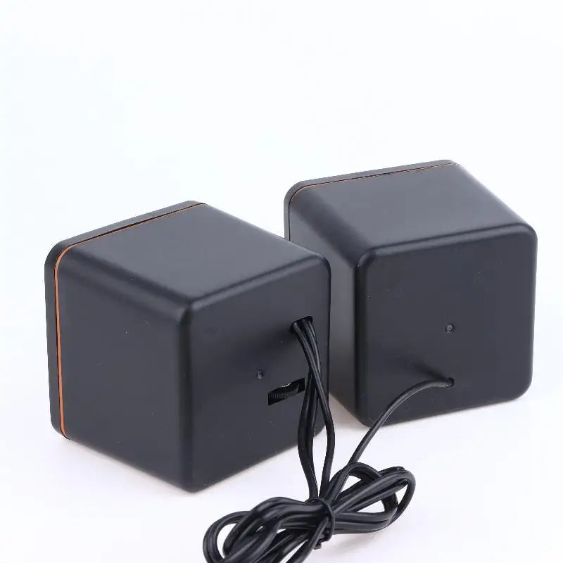! Computer Speakers Stereo Microphone Audio PC Speaker USB Wired With LED Light For Desktop Computers PC Laptops