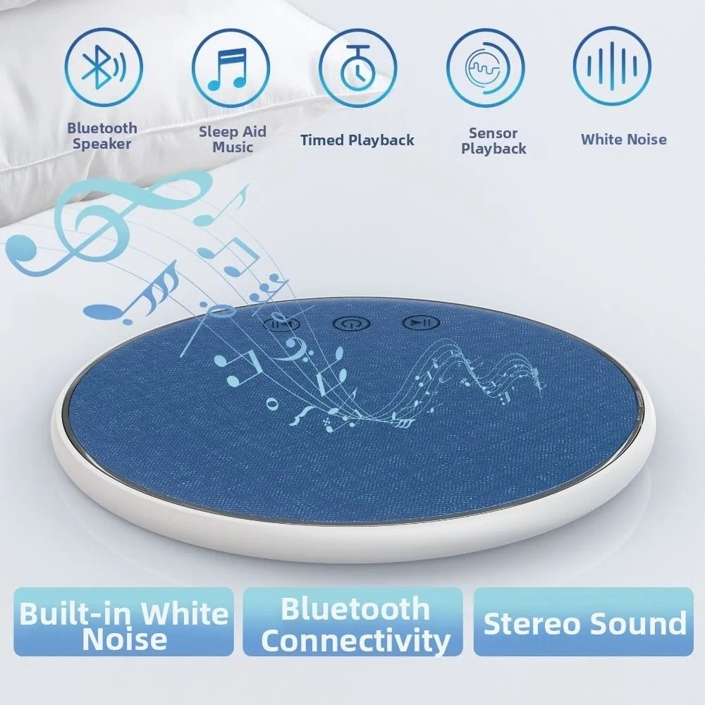 Bluetooth 5.3 Under Pillow Bluetooth Speaker Sleep Aid HiFi Stereo Sound Wireless Sleeping Speaker Mini 3-Level Timer