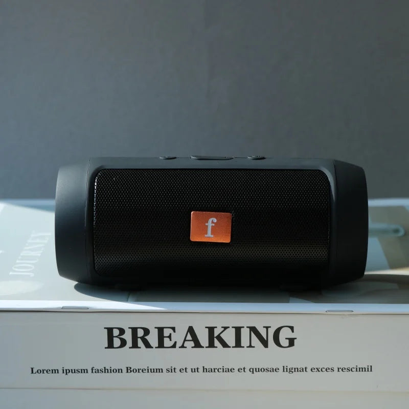 Wireless Bluetooth Speaker Handheld Lightweight Audio Box with Full Dense Mesh Sound Panel for Bedroom Desk Daily Leisure