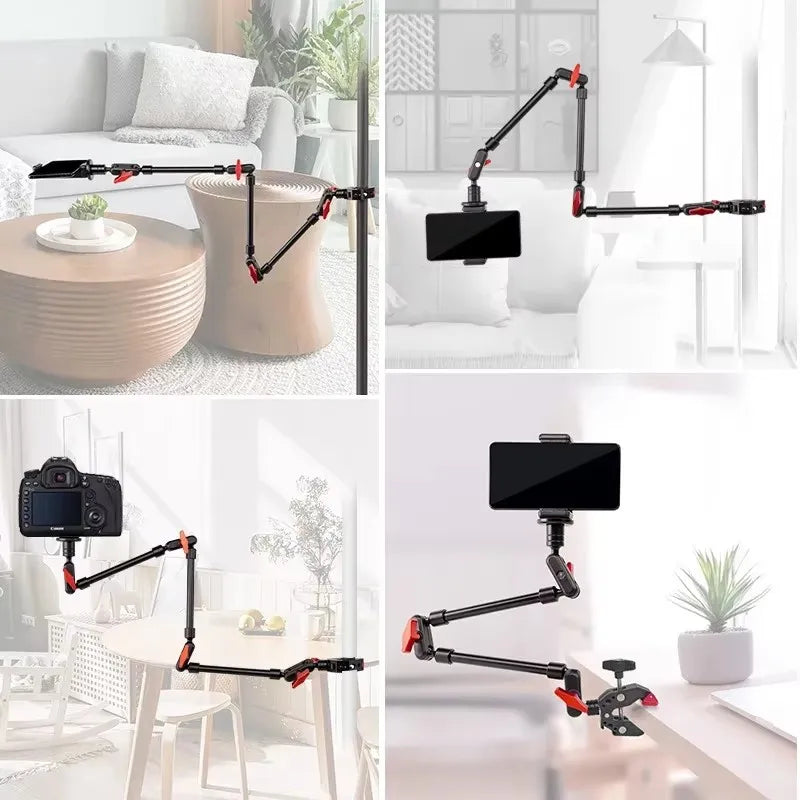 Mobile Phone and Tablet Stand with Adjustable Hands-free Stand for Watching Video Calls and Games