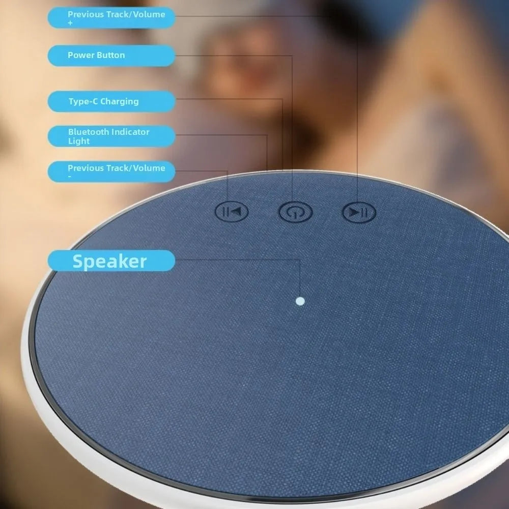 Bluetooth 5.3 Under Pillow Bluetooth Speaker Sleep Aid HiFi Stereo Sound Wireless Sleeping Speaker Mini 3-Level Timer