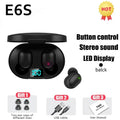 E6S Fone Bluetooth Earphones Wireless Bluetooth Headset Noise Cancelling Headset With Microphone Headphones High sound quality