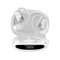 Open-Ear Headphones with Stable Comfort & Hi-Res Sound Pure Bass Boost Bluetooth 5.3 Earbuds OWS Wireless Headphones for Sports