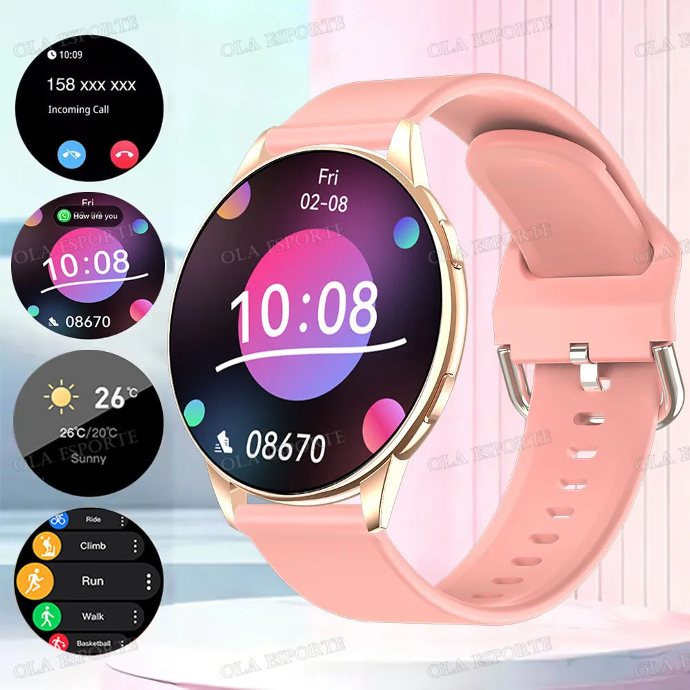 Smart Watch, Wireless Call/Dial, Multi-Sport Mode, Multiple APP Reminders, Suitable for Men and Women, Compatible Phone/Android
