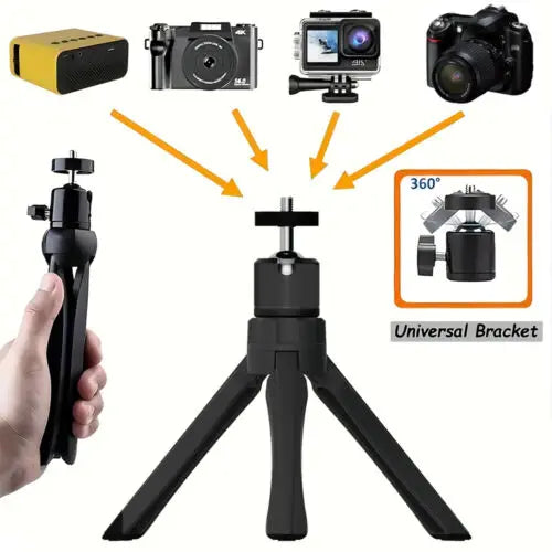 Desktop Projector Stand Desktop Mobile Phone Holder Tripod Live Support Rack Folding Projector Creative Bedside Stand