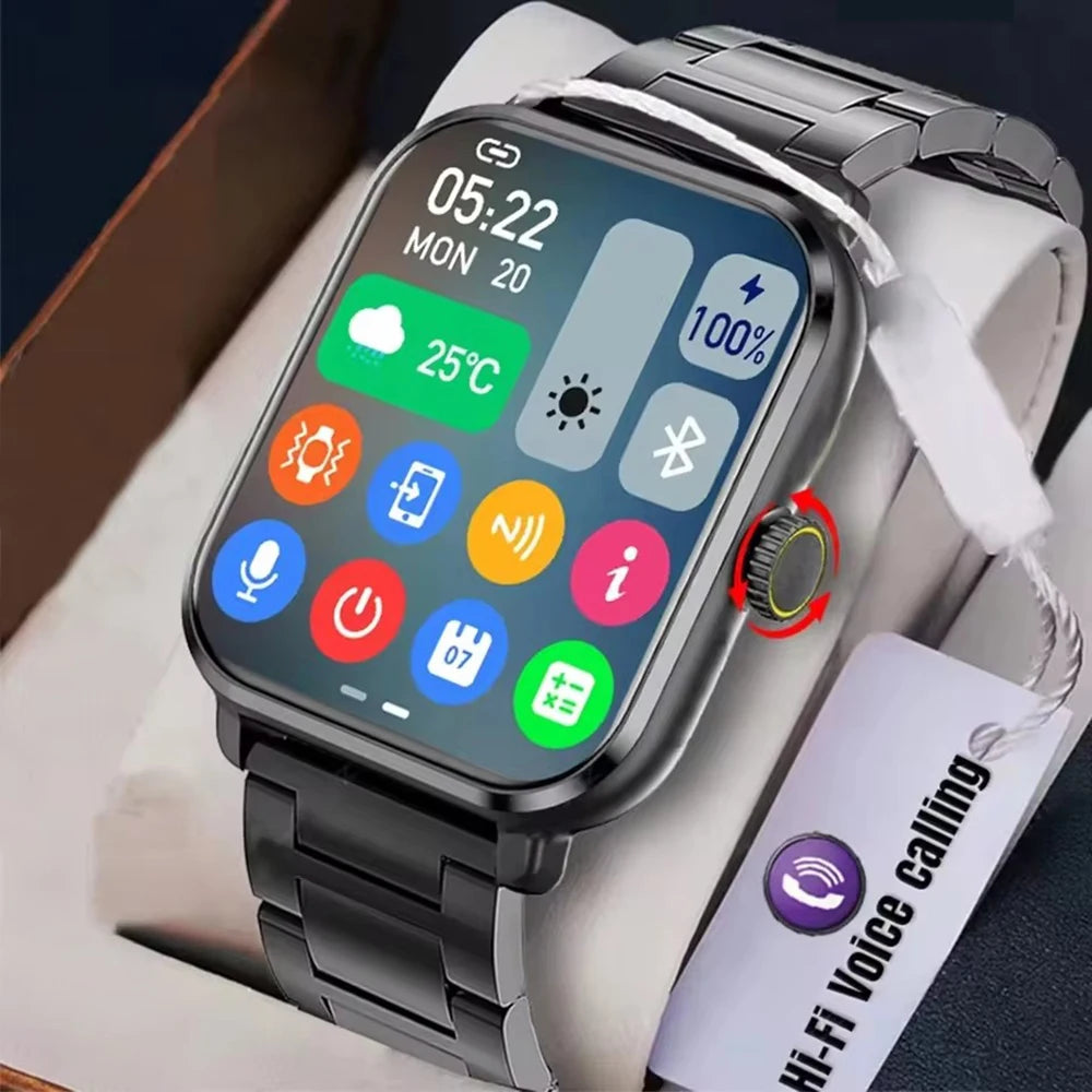 Smart Watch For Android IOS Watches 1.83inch HD Display Bluetooth Call Message Alert Music Sports Mode Smartwatch Men Women Ht30