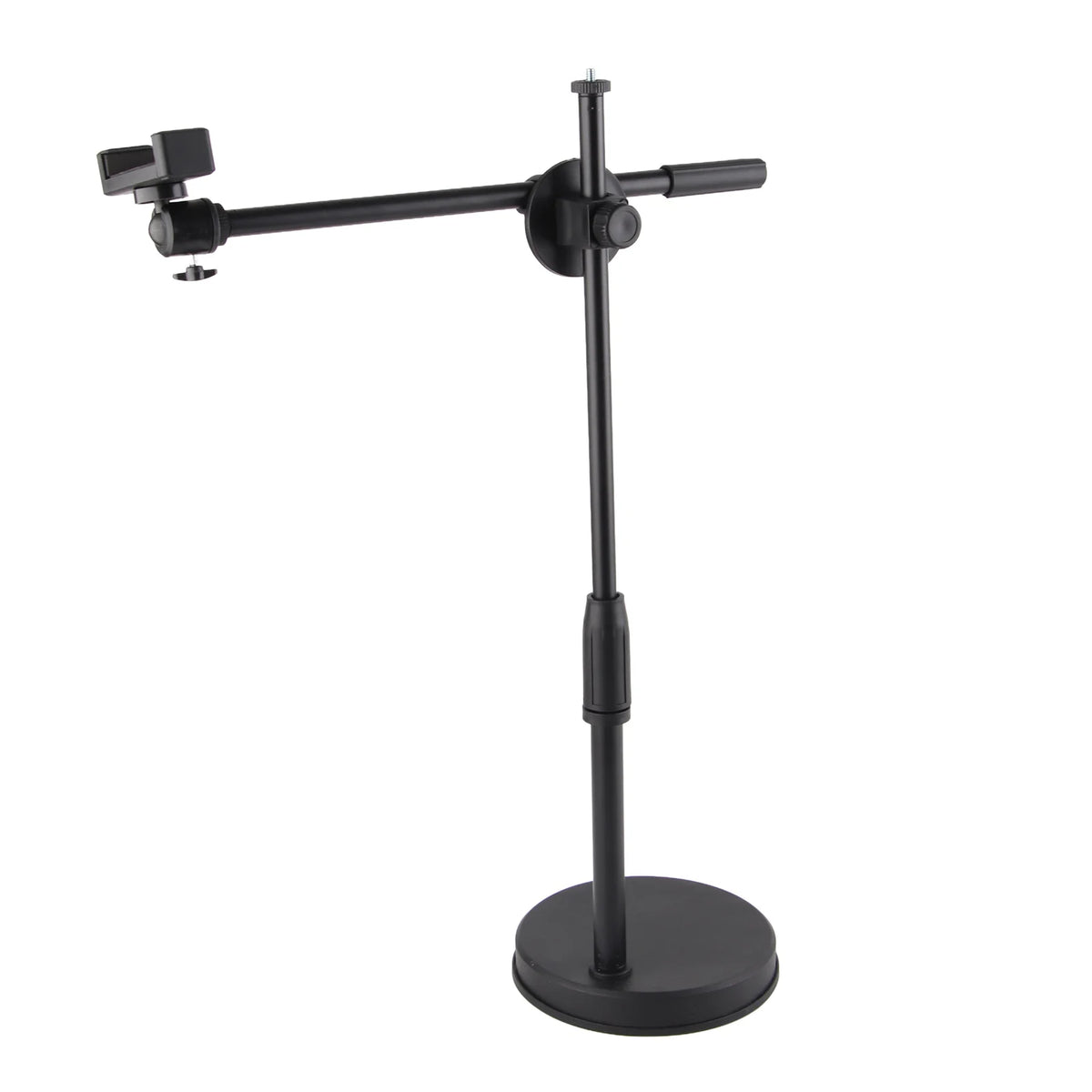 Multifunctional Desktop Photography Phone Holder Bracket Arm Bracket Stand Angle Adjustable for Photo Video Shooting Fill Light