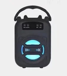 Portable Bluetooth Speaker - 500mAh High Power Sound, TF Card Karaoke & Enhanced Bass for Outdoor Dancing, Handheld Mini Subwoof