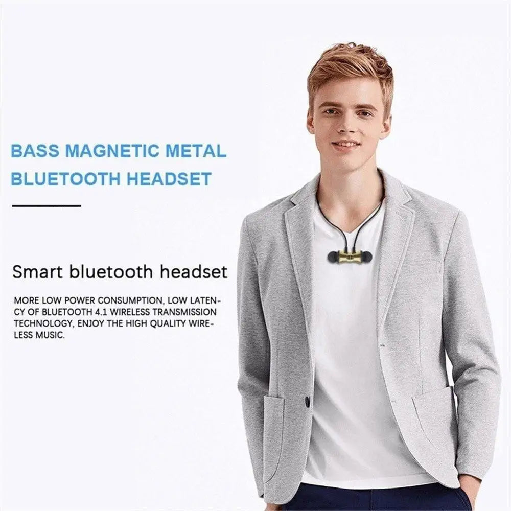 Bluetooth 4.2 Stereo Sound Bluetooth Earphone Sports Running Earbuds For Android iOS Smartphones Commuting Music Call Accessory