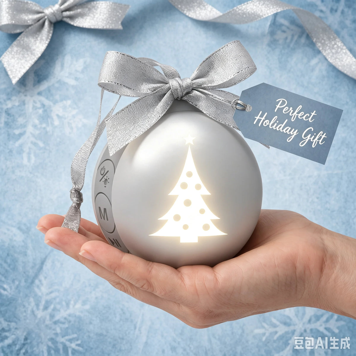 Portable TWS Bluetooth Speaker in Christmas Ball Design Ideal Gift And Decorative Piece for Christmas And New Year
