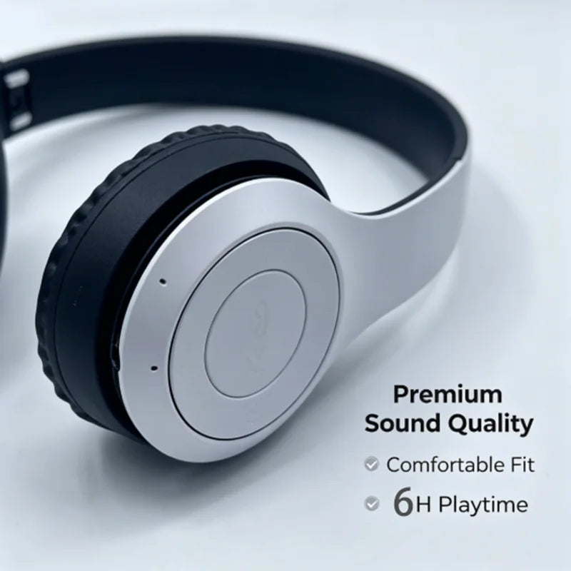 Wireless Bluetooth Earbuds, HiFi Stereo & Noise Reduction, Touch Control Deep Bass Headphones with Long Battery for Commute