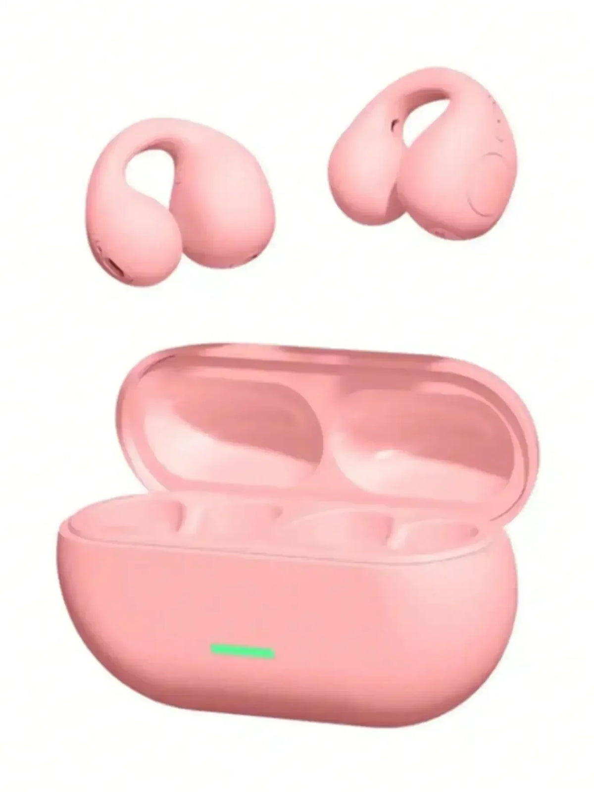 Bluetooth Headset 5.3 Wireless Air Conduction Headphones Clip Ear Music Noise Canceling HD Call Sports Gaming Earphone