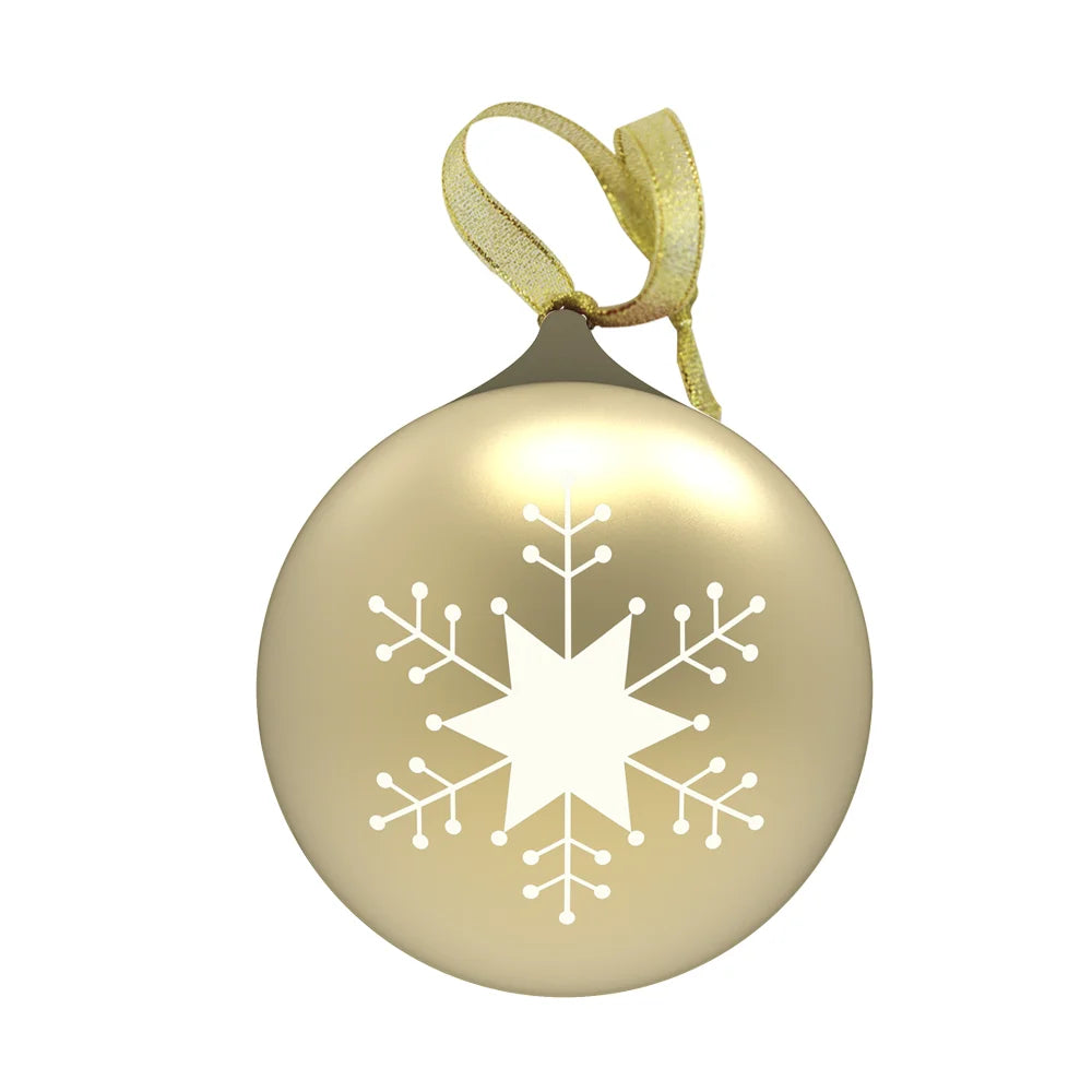 Portable TWS Bluetooth Speaker in Christmas Ball Design Ideal Gift And Decorative Piece for Christmas And New Year