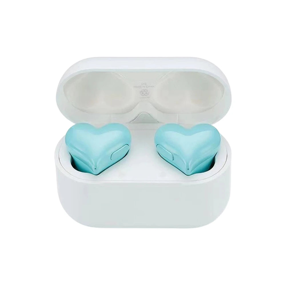 Wireless Earphones Hi-Fi Stereo Headphones Heartbuds Bluetooth-compatible In Ear Noice Cancelling for Student Girl Women