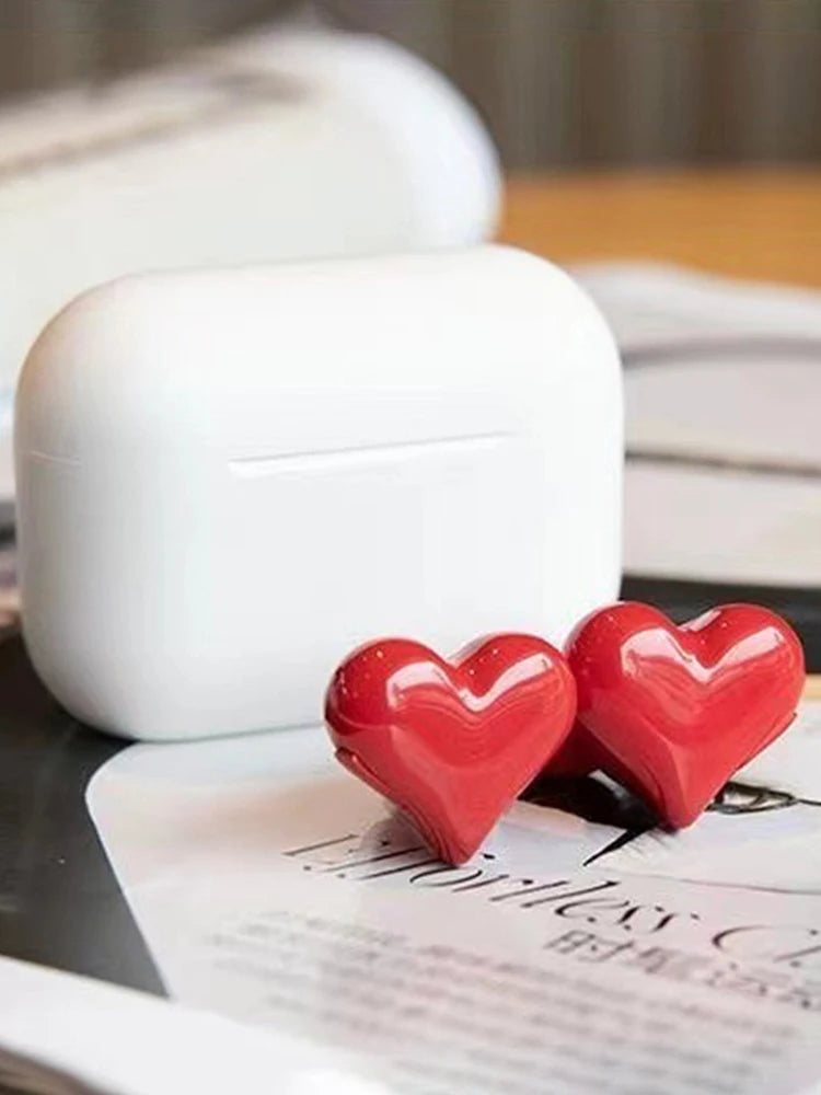 Wireless Earphones Hi-Fi Stereo Headphones Heartbuds Bluetooth-compatible In Ear Noice Cancelling for Student Girl Women