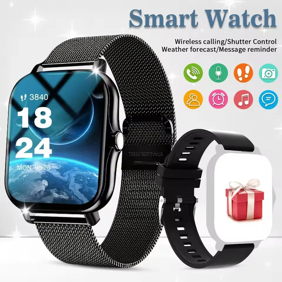2026 New Upgrad Smart Watch For Men Women 1.83" Full Touch Display BT Call Sports Monitoring SmartWatch For Android & IOS Phone
